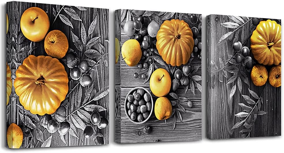 Beige Canvas Wall Art — 16L" x 12W" (3 Piece)