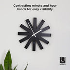 Battery Operated Modern Wall Clock — 12" - View 7