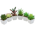Ceramic Artificial Plant — Set of 6