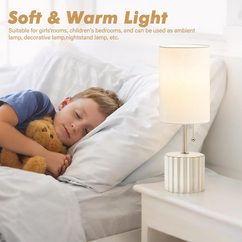Adjustable Blue Nightstand Lamp — Set of 2 - View 2