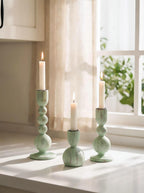 Boho Brown Candle — Set of 3 — Distressed Sage