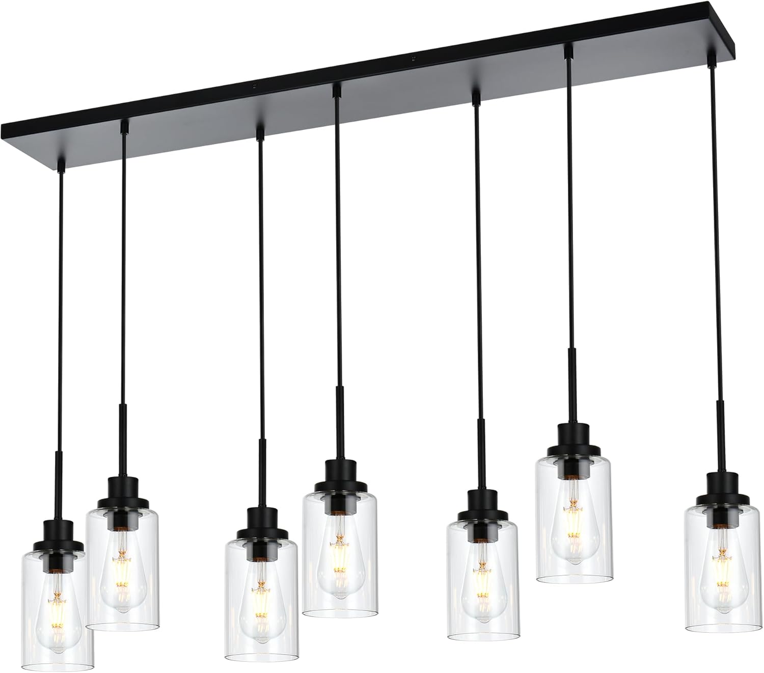 Black Chandelier — 5-Light — Black