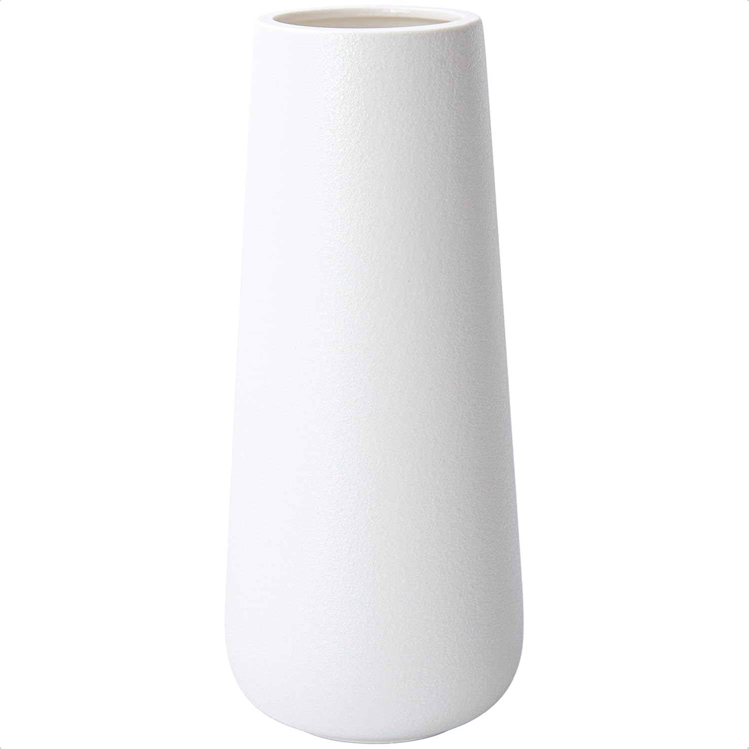 Modern Beige Flower Vase — 8" — 11 Inch