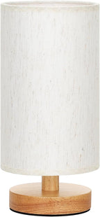 Beige Bedside Lamp — 9" - View 9