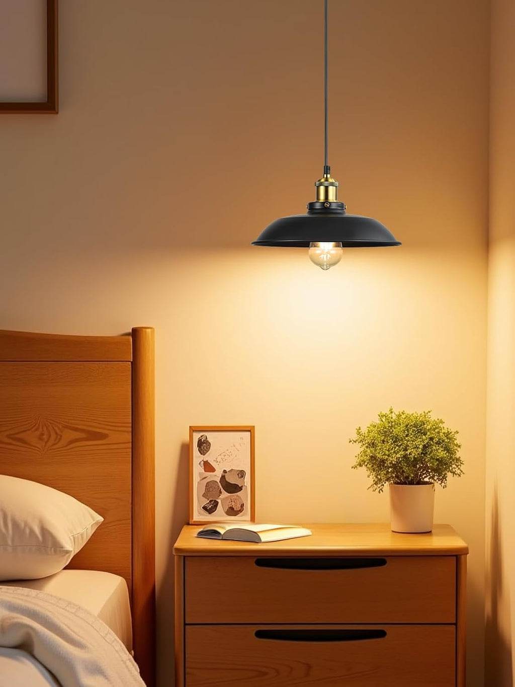 Farmhouse Metal Pendant Light - View 3