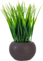 Round Modern Black Artificial Plant — 7" - View 6