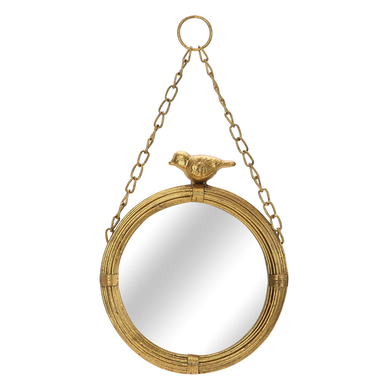 Framed Farmhouse Black Mirror — 12.6"