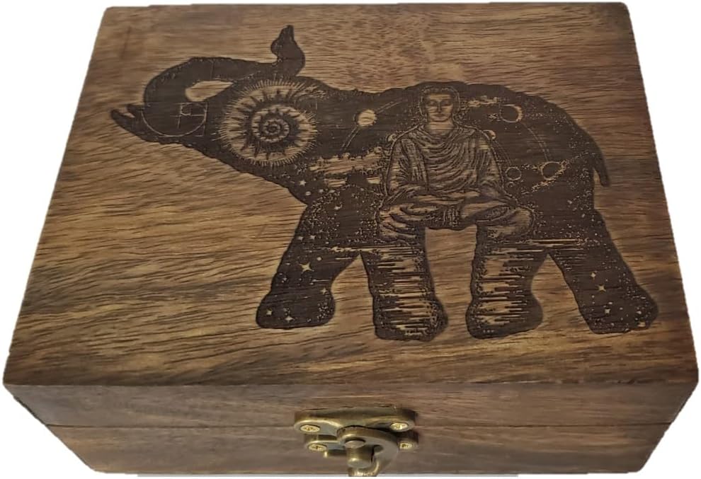 Metal Storage Basket — Yoga Elephant