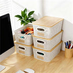 Beige Storage Bin — 10x7 - View 5