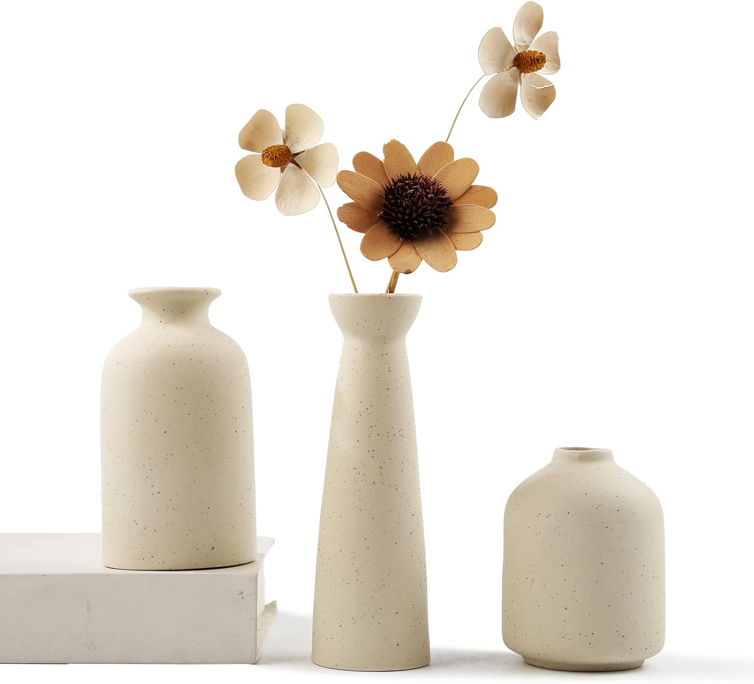 Boho Beige Vase - View 6