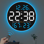 Blue Wall Clock — 10"