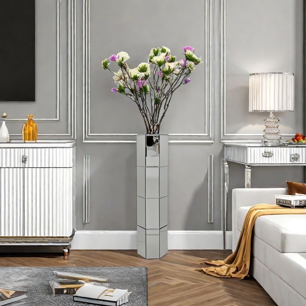Modern Glass Mirror — 28" - View 2