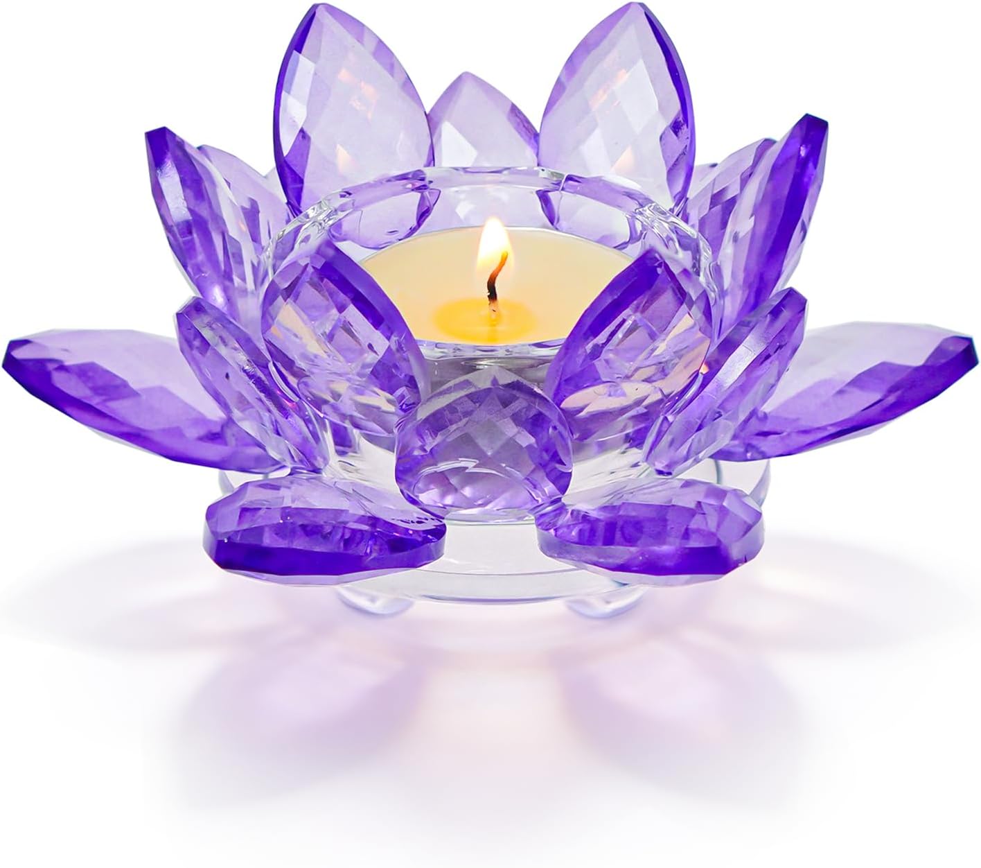 Luxe Black Candle — Purple 1pc