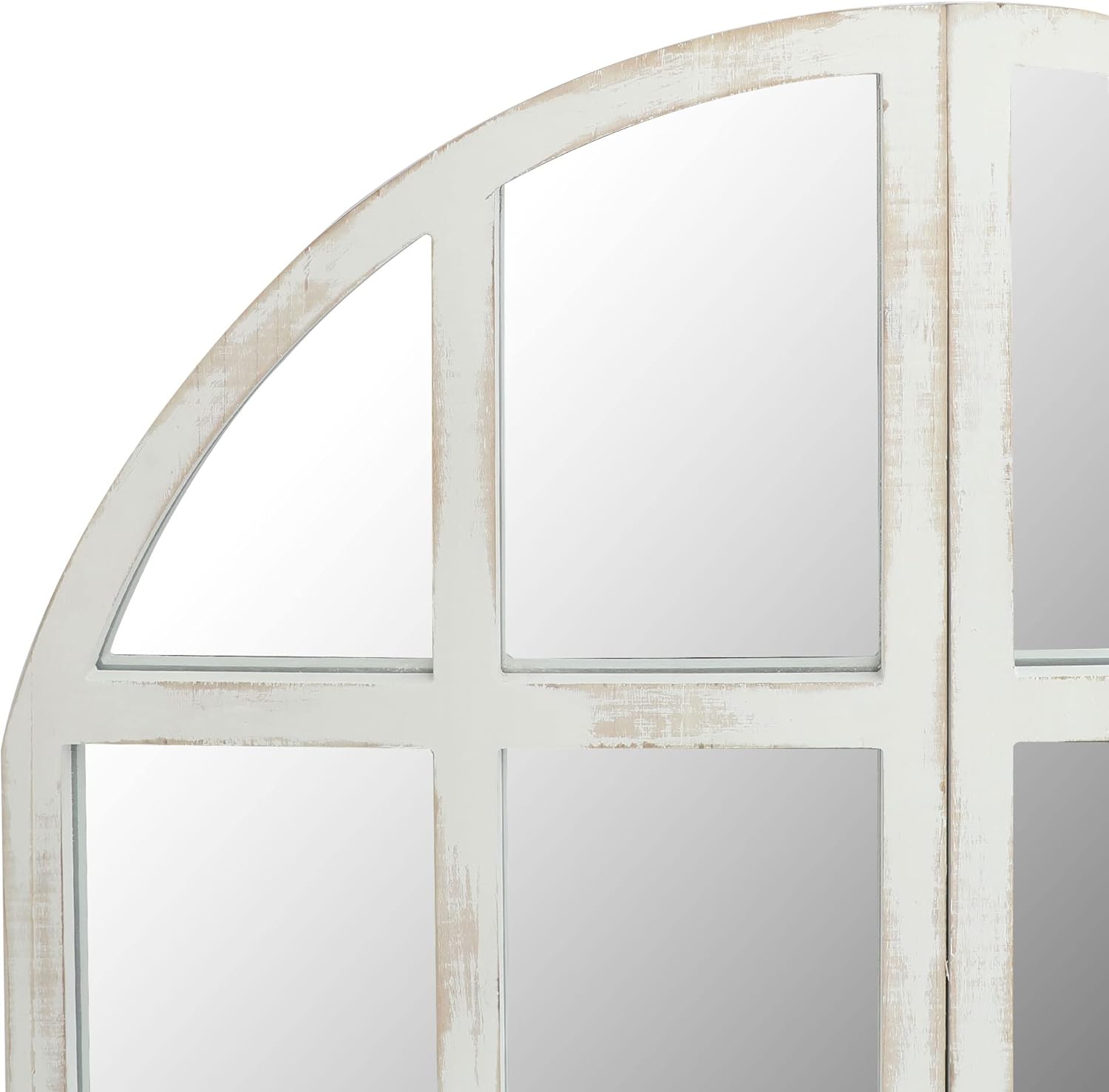 Rectangular Farmhouse Glass Wall Mirror — Set of 2 - View 8