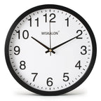 Battery Operated Black Wall Clock — 10"