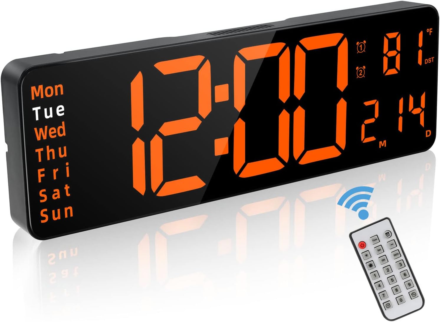 Modern Blue Wall Clock — 16" — 13 INCH