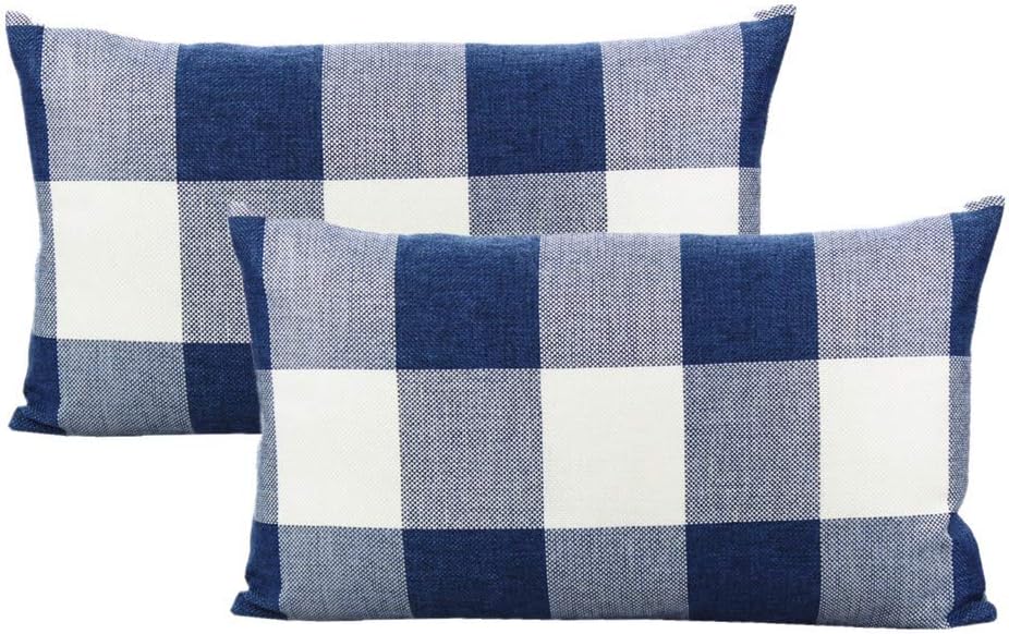 Boho Beige Throw Pillow Cover — 18" — 20" x 12" (Pack of 2)