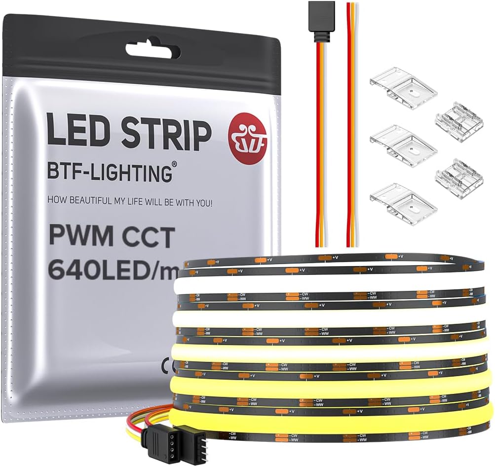 Dimmable Metal LED Strip Light — 2X16 — DC12V IP30