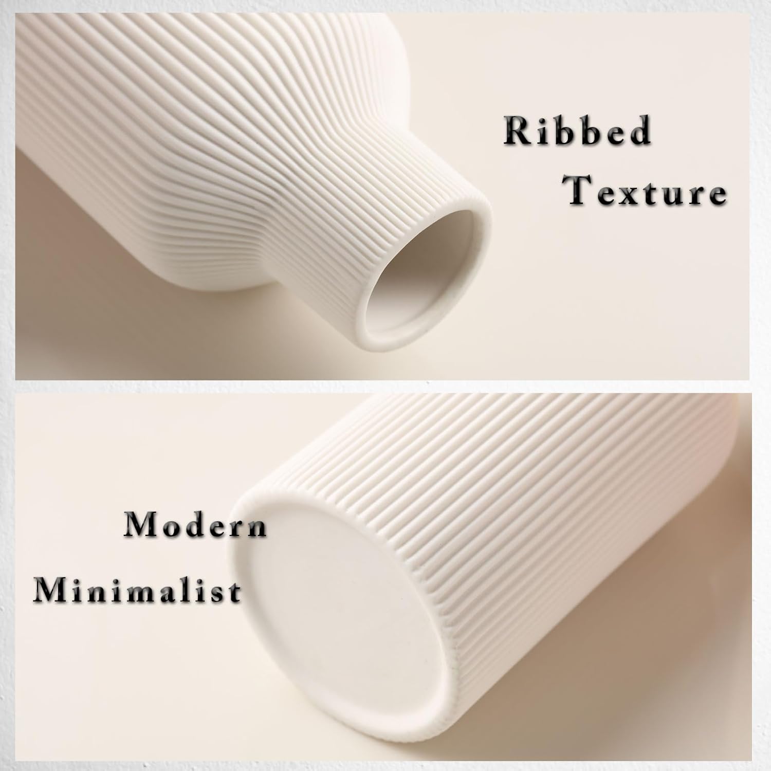 Modern Orange Flower Vase - View 3