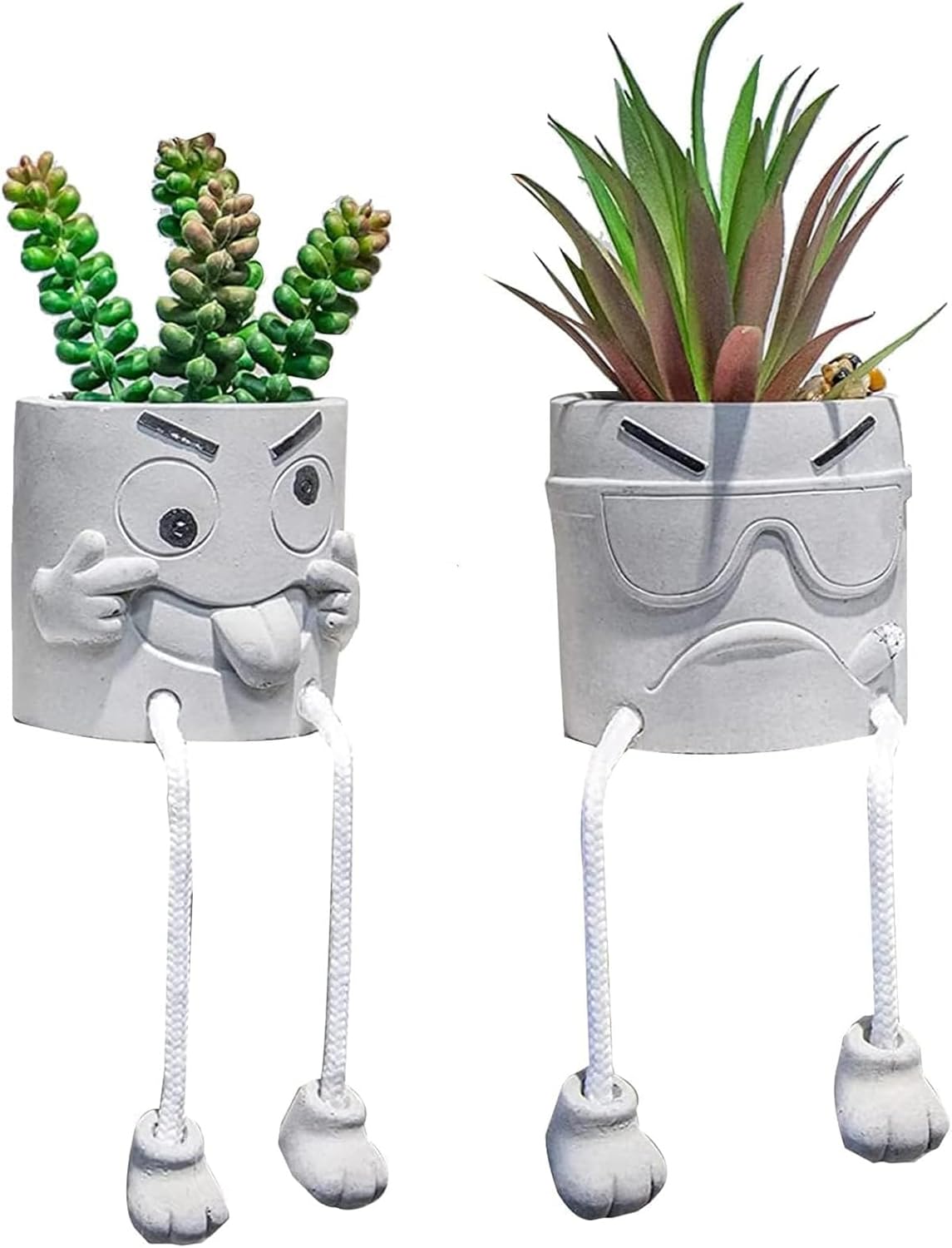 Grey Faux Plant — Gray-2