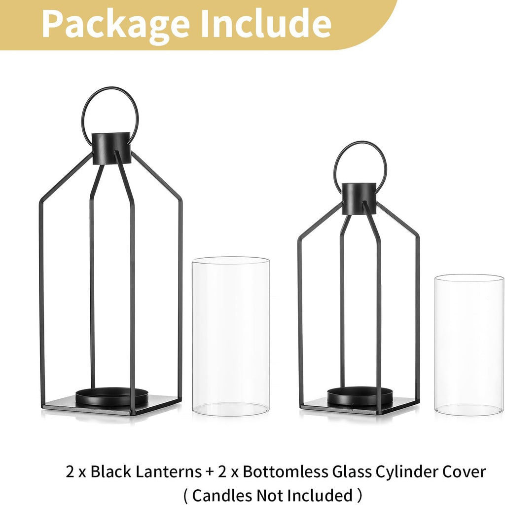 Farmhouse Black Pillar Candle - View 7