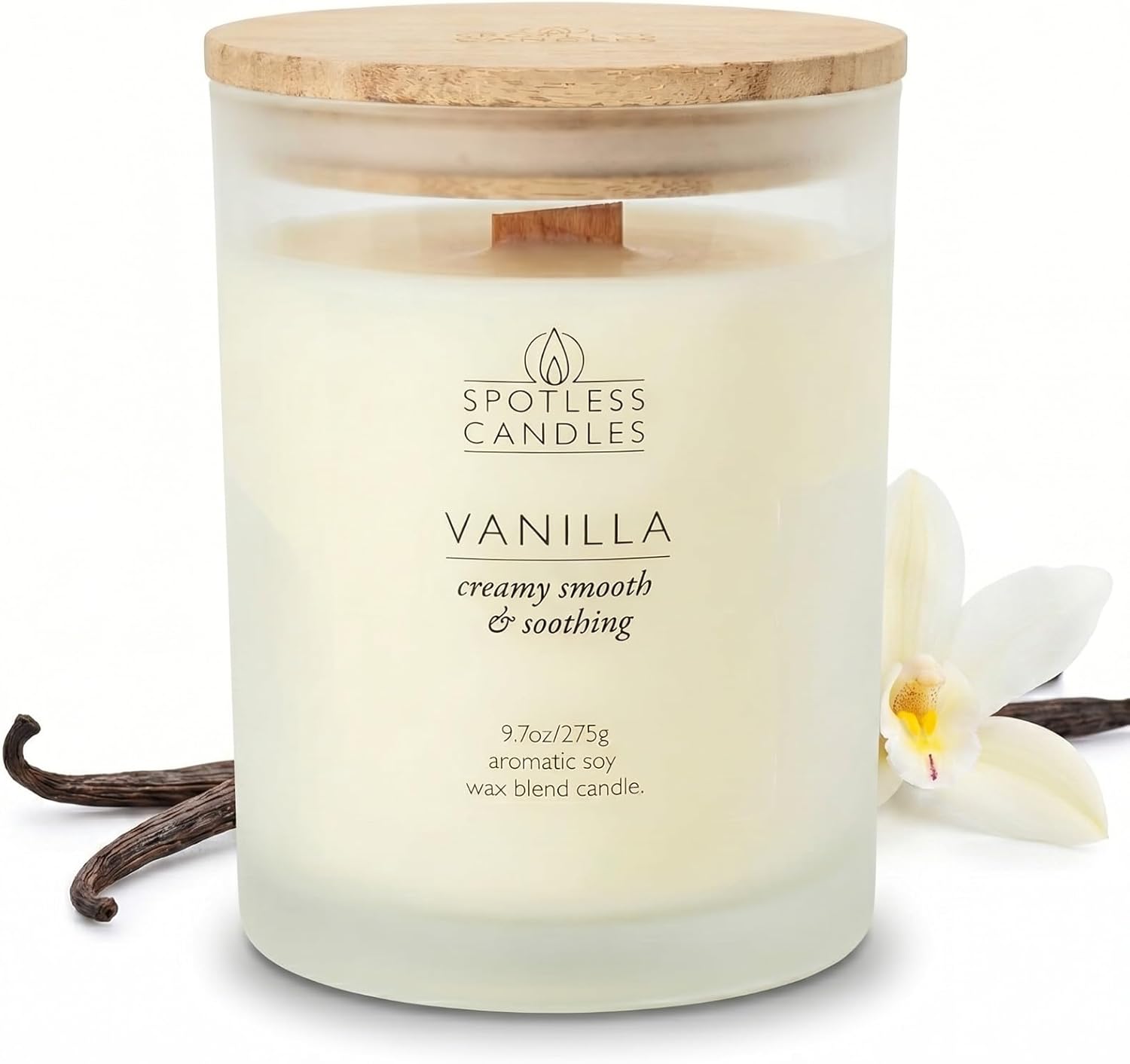 Black Candle Set — 2x8 — Vanilla 9.7