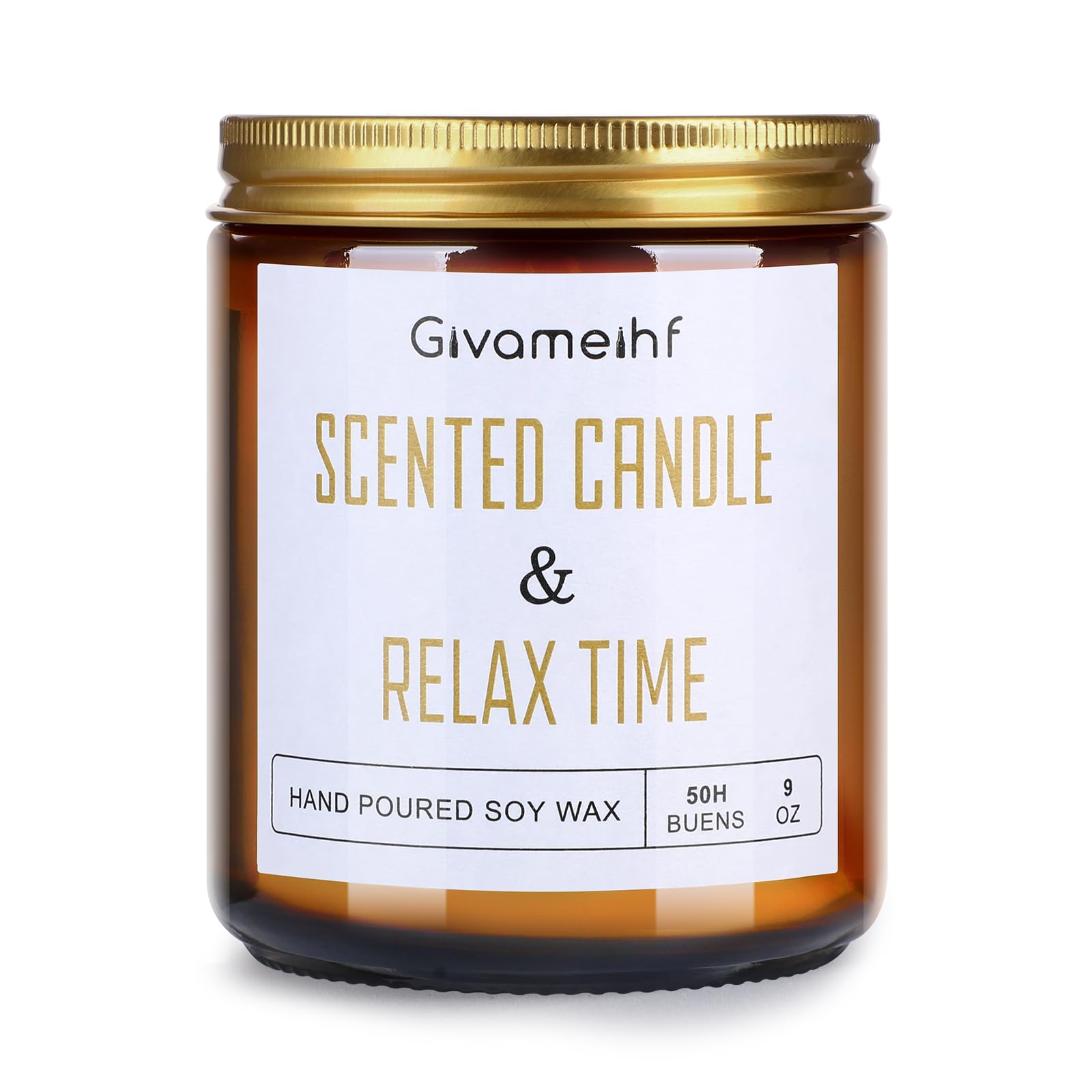 Soy Wax Luxe Black Scented Candle