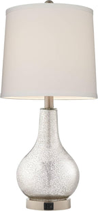 USB Charging Modern Silver Table Lamp — 21.75" - View 7