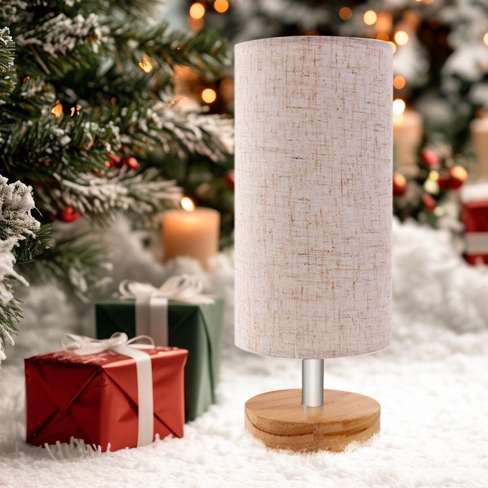 Linen Black Table Lamp - View 9