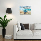 Framed Blue Wall Art — 20" - View 5