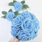 Blue Artificial Flowers - View 2