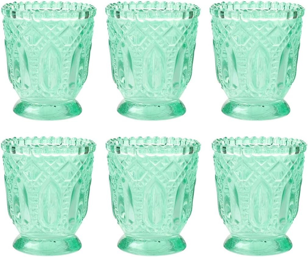 Vintage Boho Green Candle — 3X2 — Mint