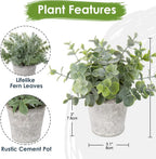 Farmhouse Artificial Plant — Set of 3 - View 2