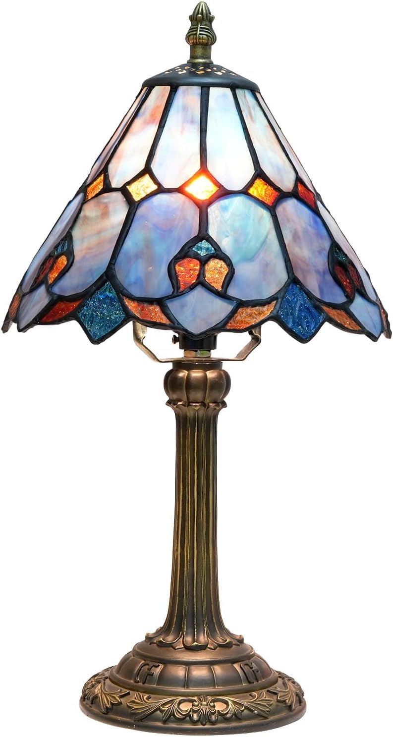 Blue Table Lamp — 8" — OFU1157