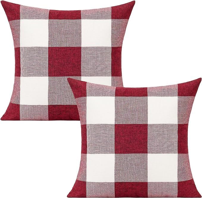 Boho Beige Throw Pillow Cover — 18" — 18" x 18" (Pack of 2)