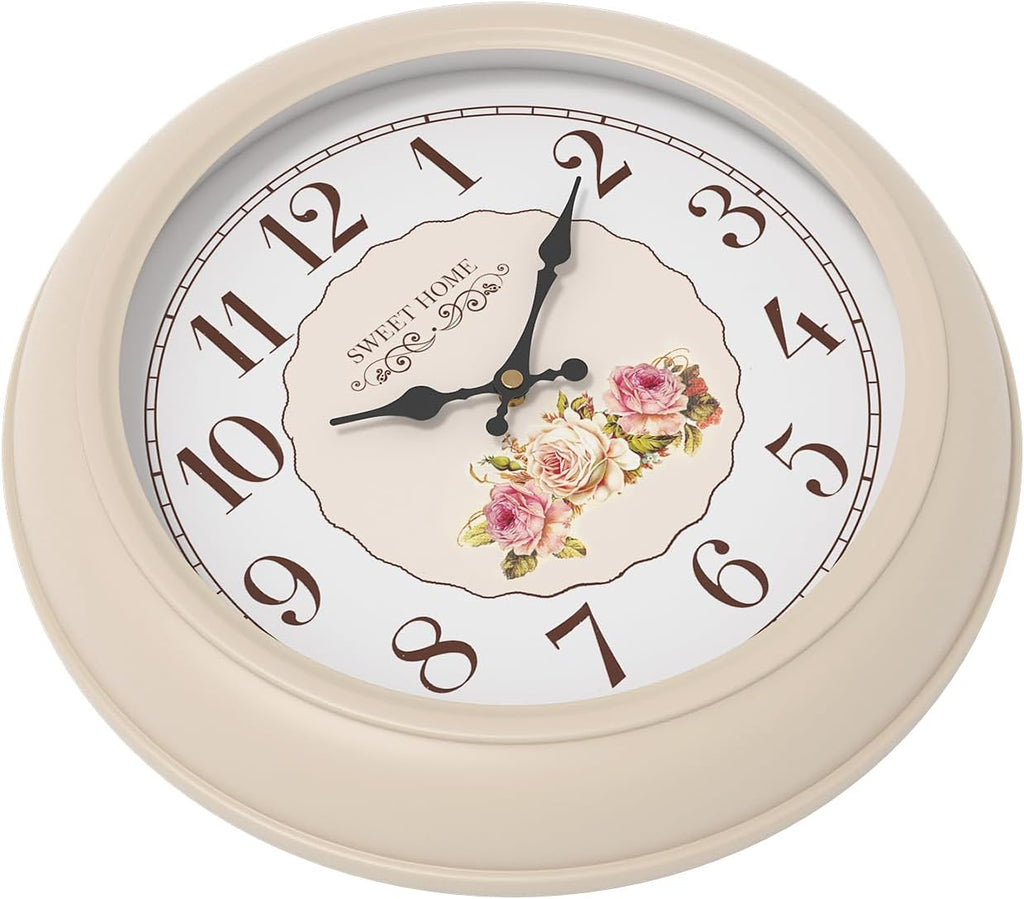 Battery Operated Farmhouse Wall Clock — 11.5" - View 8