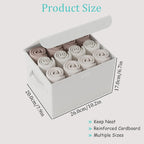Beige Storage Bin — 2x7 - View 3