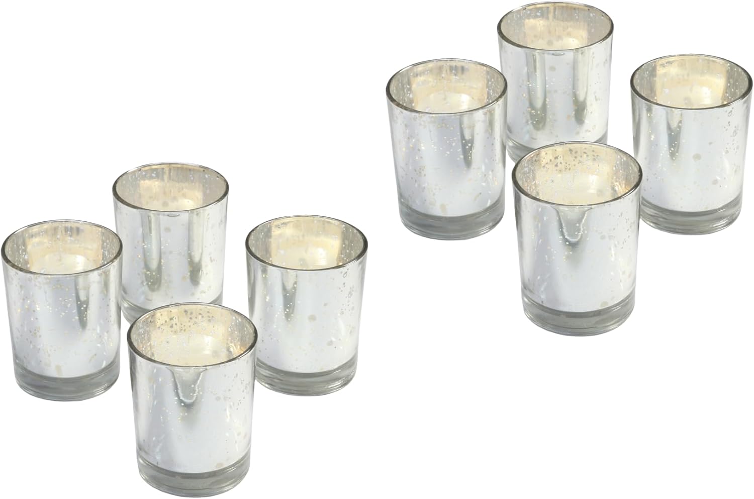 Black Candle — Set of 12 — Silver