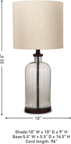 Farmhouse Metal Table Lamp — 22.5" - View 5