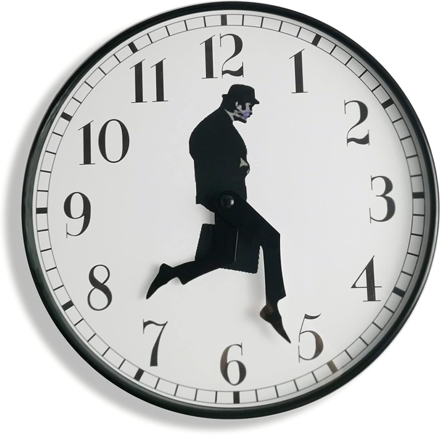 Black Wall Clock — Black