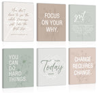 Blue Canvas Wall Art — 10"