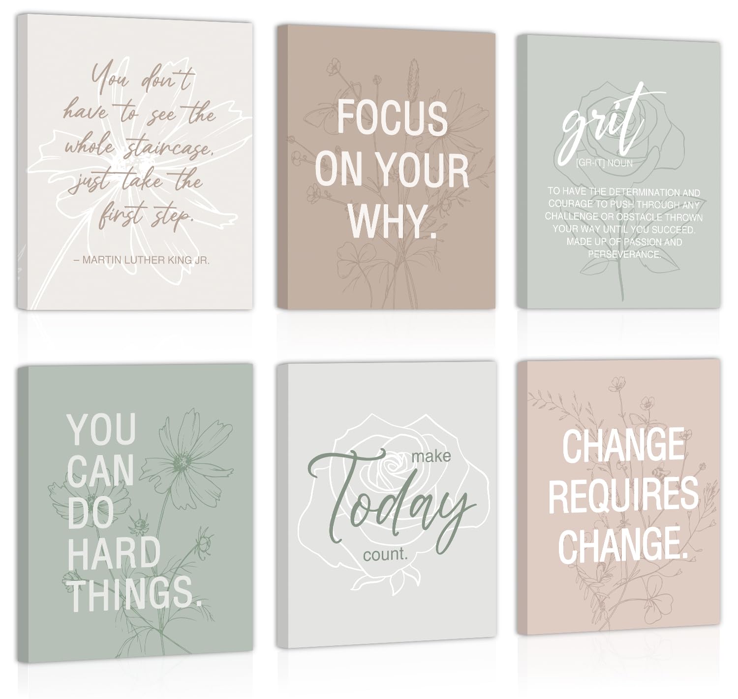 Blue Canvas Wall Art — 10"