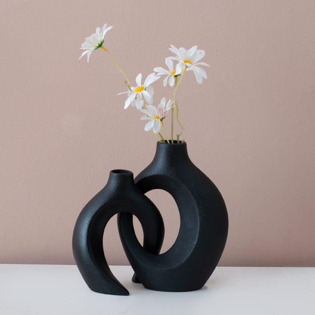 Boho Beige Flower Vase — Set of 2 - View 5