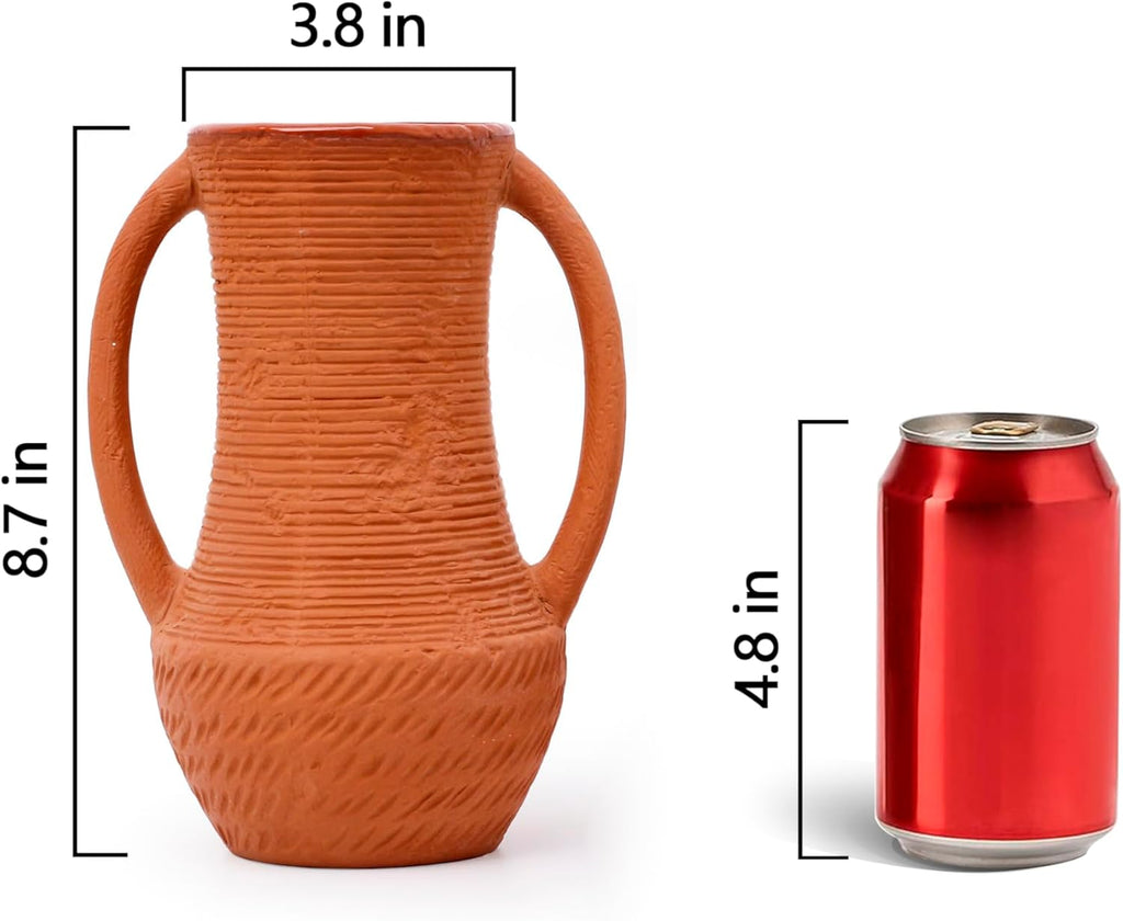 Farmhouse Orange Vase - View 9