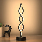 Dimmable Black Bedside Lamp — 8"