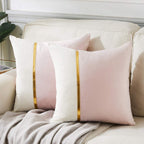 Velvet Luxe Black Throw Pillow Cover — 18"