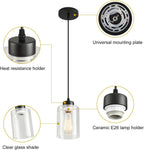 Adjustable Farmhouse Black Pendant Light - View 7