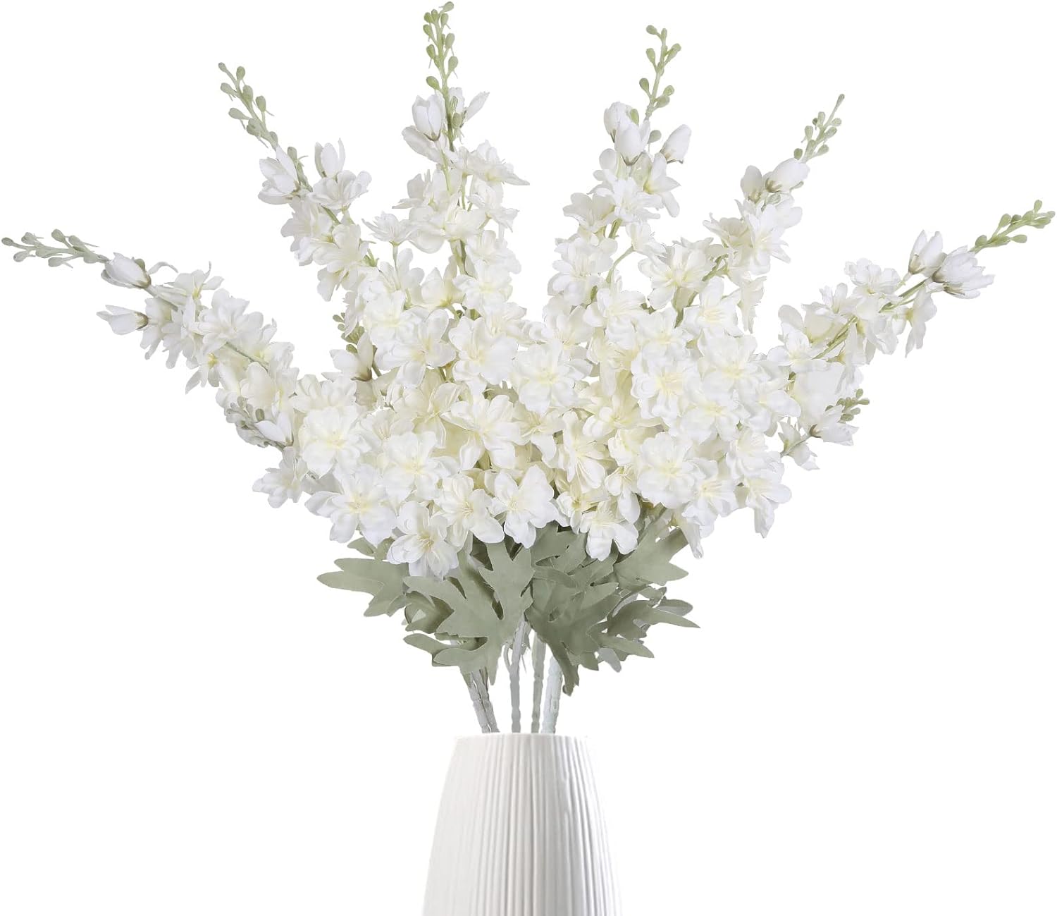 Blue Artificial Flowers — White