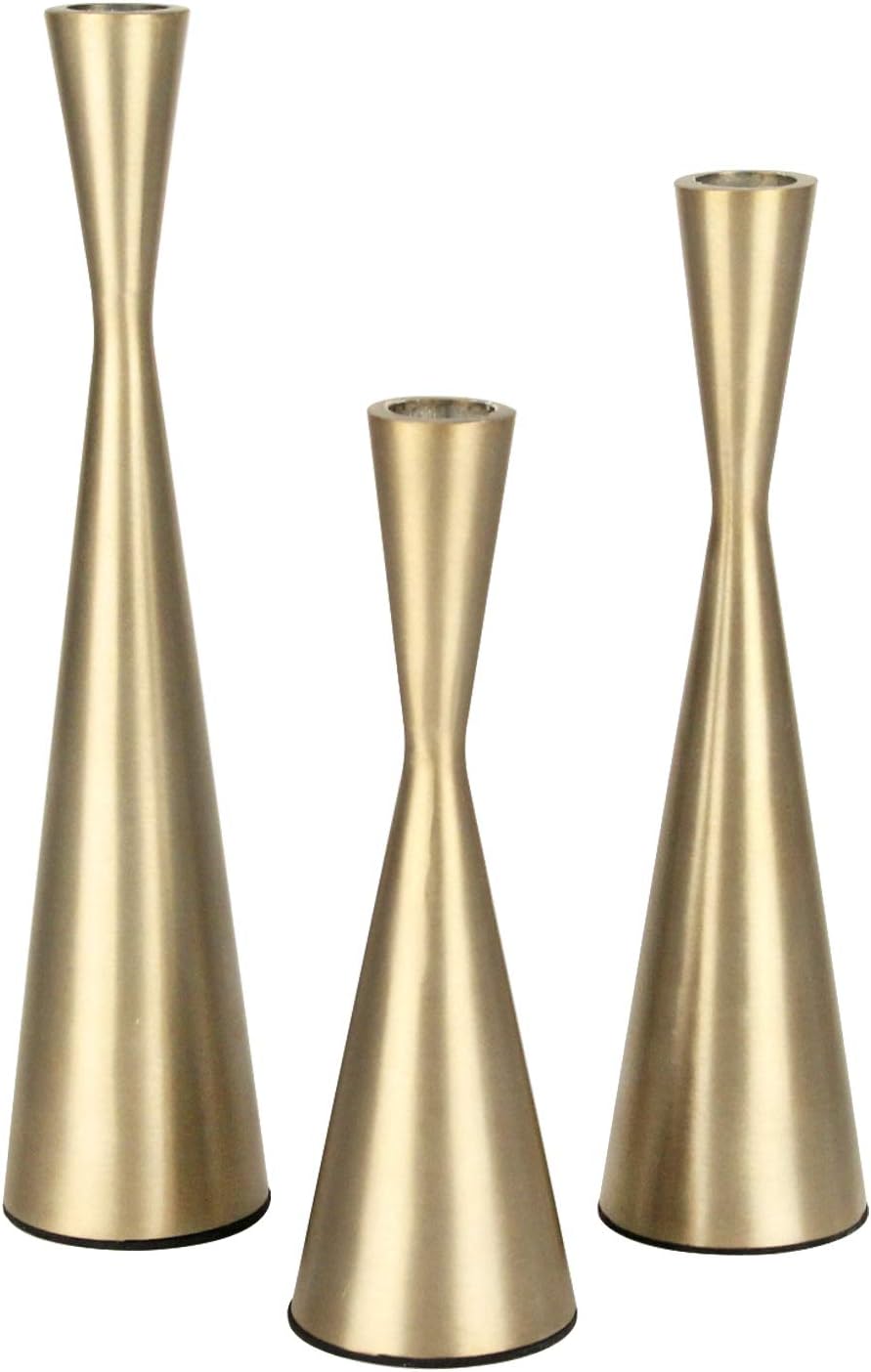 Luxe Black Candle — Set of 2 — Gold