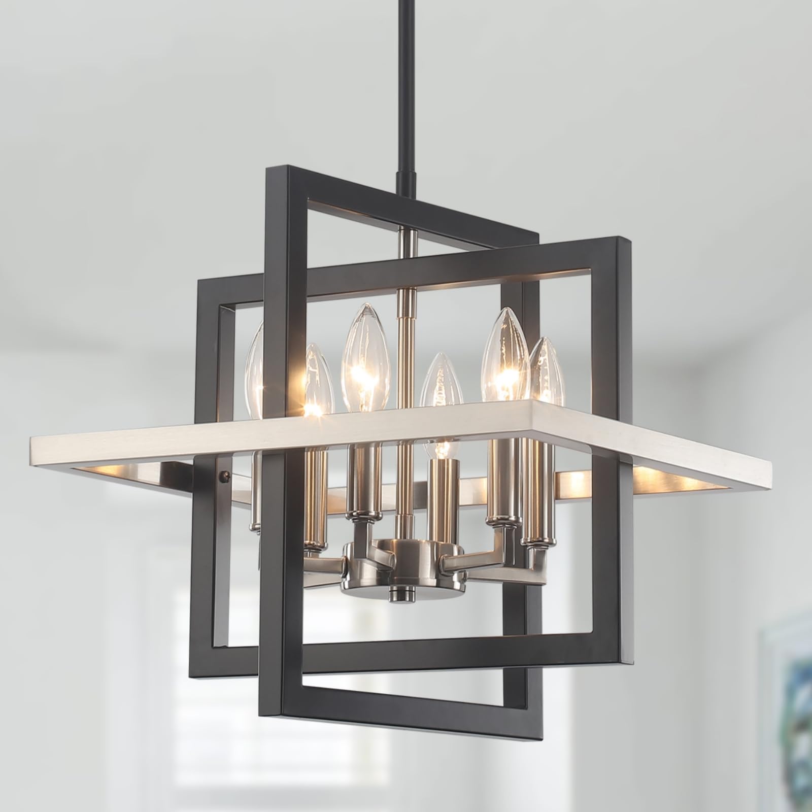 Modern Black Chandelier